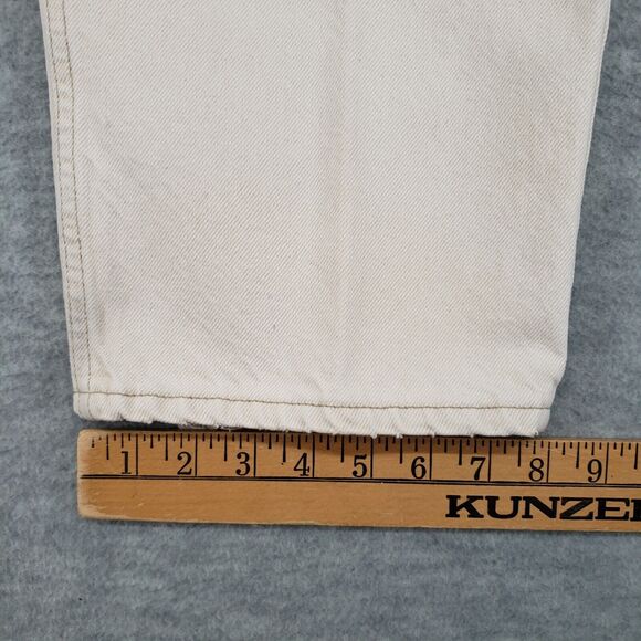 Vintage Levi's 550 Jeans Mens‎ 40x30 Off White Denim Pants USA Made 1998 90s VTG - Picture 7 of 9
